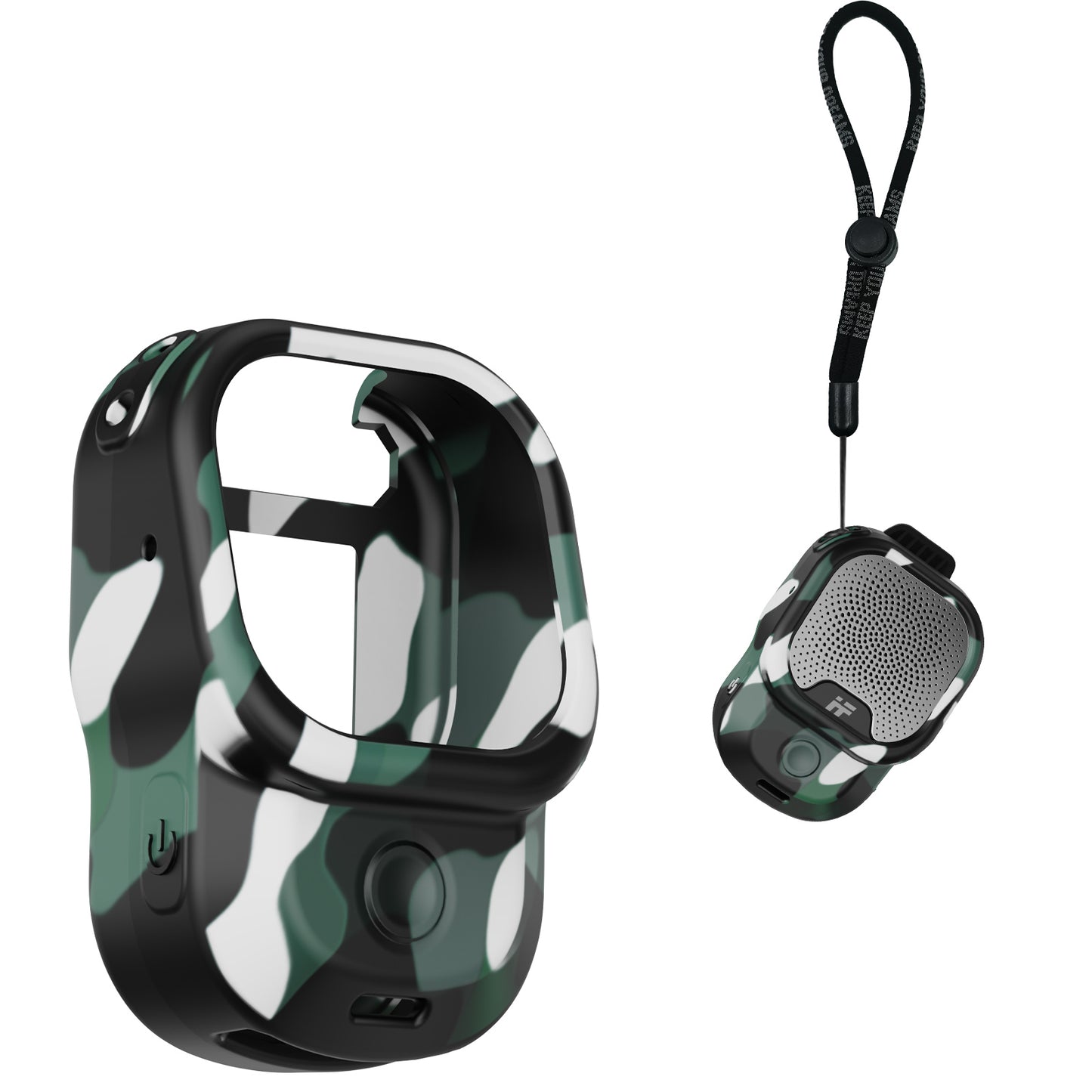 AIFA Wearable Bluetooth Portable Speaker, Clip On Wireless Bluetooth Speaker, IPX7 Water-Resistant Portable Speaker, Built-in Mic for Hands-Free Music and Calls